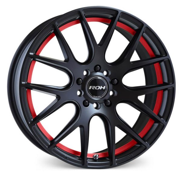 ROH EVOLUTION R MATTE BLACK RED ACCENT