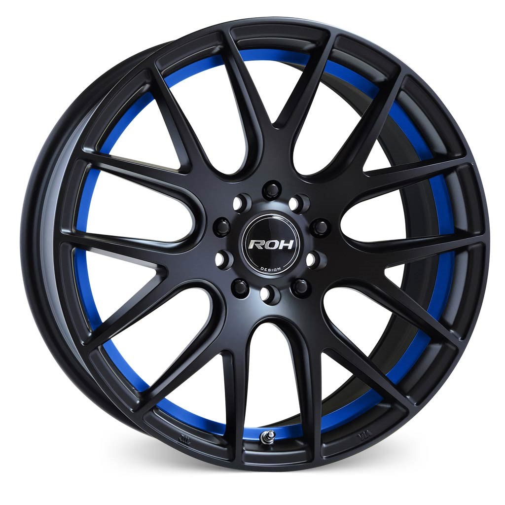 ROH EVOLUTION R MATTE BLACK BLUE ACCENT